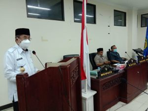Wabup Badrun Nggai Jelaskan KUA PPAS APBD – P 2021 ke DPRD