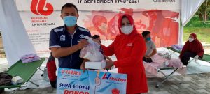 HUT ke 76, PMI Parigi Moutong Gelar Donor Darah dan Vaksinasi Covid-19