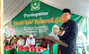 Menghadiri Maulid, Wabup : Mari Bersama Sukseskan Vaksinasi Covid-19
