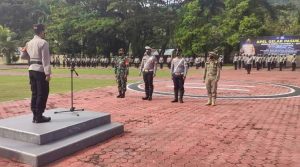Wabup Badrun Nggai Hadiri Upacara Gelar Pasukan Operasi Zebra Tinombala