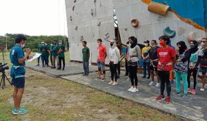 Barengan Porkab Dan Kejuaraan Kategori Speed World Record Di Cabor Lomba Panjat Tebing