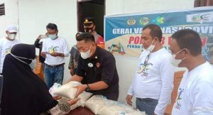 KONI Parigi Moutong Buka Gerai Vaksinasi Saat Pembukaan Porkab V 2021