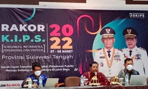 Kadis Kominfo Parigi Moutong Hadiri Rakor KIPS Se Sulteng di Touna