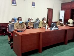 Pemda Parigi Moutong Mengikuti Penyerahan Hasil Evaluasi SAKIP Secara Virtual dengan Menpan RB