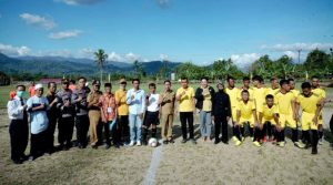 Bupati Sigi Buka Turnamen Sepak Bola Muhidin Said Cup II