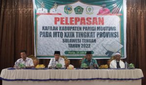 Wabup Melepas Kafilah Parigi Moutong Menuju MTQ Ke XXIX Provinsi Sulteng di Kabupaten Banggai