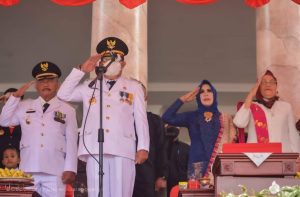 Upacara Memperingati HUT ke- 77 Kemerdekaan RI di Parigi Moutong Berlangsung Hikmat