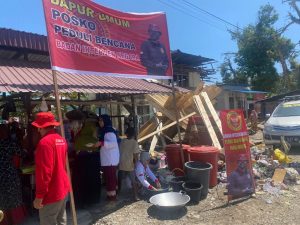 Bantu Warga Korban Banjir Bandang Torue, BIN Buka Dapur Umum di Lokasi Bencana