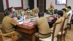 Pemprov Sulteng Simak Arahan Mendagri Secara Virtual