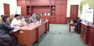Bersama Gubernur Sulteng, Forkopimda Parigi Moutong Ikuti Rakor Tekan Laju Inflasi