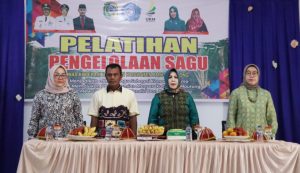 Dinas Koperasi dan UMKM Bersama TP PKK Kabupaten Parigi Moutong Gelar Pelatihan Pengelolaan Sagu