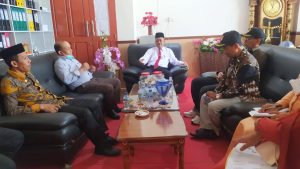 Wabup Morowali Utara Terima Kunjungan Komisioner Komisi Informasi Sulteng
