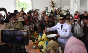 Penyambutan Penjabat Gubernur DKI Jakarta di Balai Kota