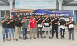 APDI Regional Sulteng Gelar Uji Kompetensi Sertifikasi Pilot Drone
