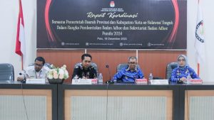 KPU Sulteng Gelar Rakor Pembentukan Badan Adhoc dan Sekretariat Badan Adhoc Pemilu 2024