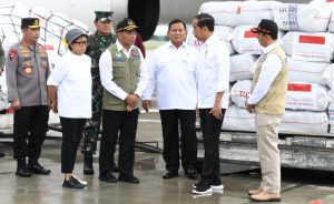 Presiden Jokowi Lepas Bantuan Kemanusiaan ke Turki dan Suriah