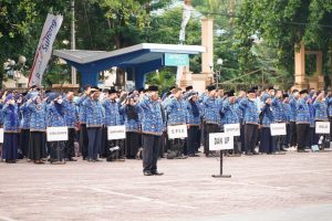 Sekdaprov Pimpin Upacara Bulanan Tingkat Provinsi Sulteng Tahun 2023