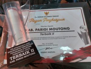 Parigi Moutong Raih Terbaik II Aksi Percepatan Penurunan Stunting Terintegrasi di Sulteng