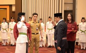 Wagub Resmi Kukuhkan Anggota Paskibraka Sulteng 2023
