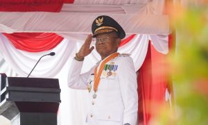 Detik-Detik Proklamasi Kemerdekaan RI Ke-78, Gubernur Rusdy Mastura Bertindak Sebagai Inspektur Upacara