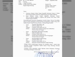 DPRD Parigi Moutong Ajukan Nelson, Richard, dan Zulfinasran, Sebagai Calon Pj Bupati ke Mendagri