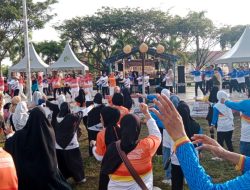 Semarak Tarkam 2023, Master Aerobic Indonesia Lody Lontoh Hibur Masyarakat Parimo