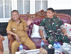 Gubernur Silaturahmi ke Kediaman Danrem 132 Tadulako