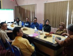 Kadis Kominfo Santik Terima Audiensi KI Sulteng