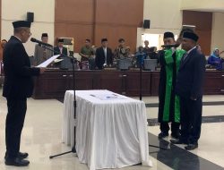 Salimun Mantjabo Resmi Dilantik PAW Enggar Prayogo Dari Fraksi Nasdem