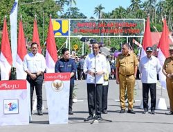 Presiden Jokowi Resmikan Instruksi Jalan Daerah di Sulawesi Utara