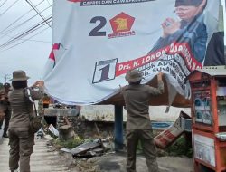 Alat Peraga Kampanye Mulai Ditertibkan Jelang Masa Tenang Pemilu