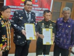 Pemda Parigi Moutong Bersama Polres dan Kodim 1306/Kota Palu Teken NPHD