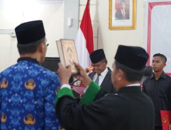 Gubernur Lantik Pejabat Admisitrator dan Pengawas di Lingkup Pemprov Sulteng