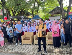 Pj Bupati Richard Lepas Lomba Gerak Jalan Semarak Peringatan Hari Pendidikan Nasional Tahun 2024