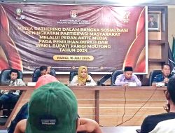 KPU Parigi Moutong Gandeng Peran Media Tingkatkan Partisipasi Pemilih