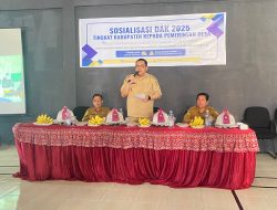 Pemkab Parigi Moutong Sosialisasikan Program DAK Sanitasi 2025 ke Pemerintah Desa