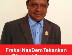 Fraksi NasDem Tekankan Efisiensi Anggaran, Dorong Perampingan OPD di Parigi Moutong