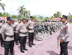 Garda Bhayangkara Menyala, Polres Parigi Moutong Siaga Penuh Rayakan Setahun Pemerintahan Prabowo–Gibran