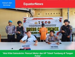 Aksi Kilat Satreskrim, Pencuri Motor dan HP Toboli Tumbang di Tangan Polisi