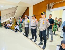 Aksi  Damai Perangkat Desa Bergema, Polres Parigi Moutong Kawal Suasana Tetap Teduh