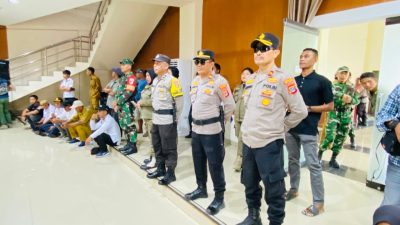 Aksi  Damai Perangkat Desa Bergema, Polres Parigi Moutong Kawal Suasana Tetap Teduh