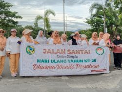 Jalan Santai Meriahkan HUT ke-26 DWP di Parigi Moutong