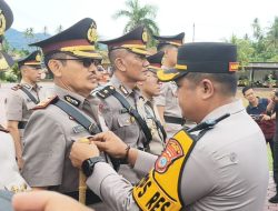 Gerbong Mutasi Polres Parigi Moutong Bergulir, 14 Perwira Resmi Serah Terima Jabatan