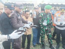 Tekan Angka Kriminalitas Jelang Nataru, Polres Parigi Moutong Musnahkan Ratusan Liter Miras dan Narkoba