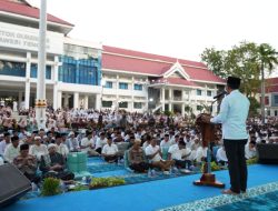 Puluhan Ribu Warga Hadiri Bukber Sulteng Nambaso di Jalan Samratulangi Palu