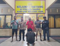 Tiga Rumah Lengang Dijarah, Polsek Sausu “Mematahkan Tangan” Pencuri di Balinggi Jati