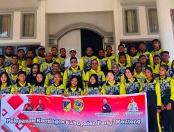 Parigi Moutong Siap Tempur! Bupati Erwin Burase Lepas Kontingen POPDA ke-24 Menuju Buol