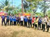Api Menjilat Pesisir Lebo, Aparat Gabungan Berjibaku Padamkan Kobaran di Samping Pos TNI AL