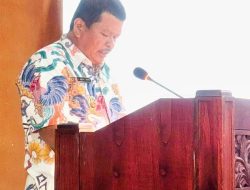 Abdul Sahid di Podium Paripurna Anggaran Perubahan