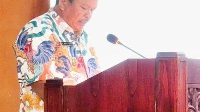 Abdul Sahid di Podium Paripurna Anggaran Perubahan